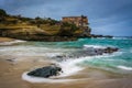 Waves and rocks in the Pacific Ocean at Table Rock Beach Royalty Free Stock Photo