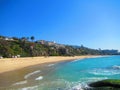 Waves washing ashore, aliso beach, dana point, california