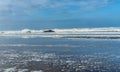 Oregon Lincoln City Waves Royalty Free Stock Photo