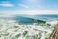 Waves in San Diego coastline