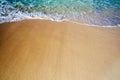 Waves & Sand Background Royalty Free Stock Photo