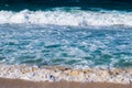 Waves & Sand Background Royalty Free Stock Photo