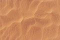 Waves of sand pattern in hot desert Royalty Free Stock Photo