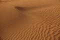 Waves of Sand Texture, Dunes of the Desert. Royalty Free Stock Photo