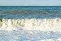 Sea spray. Beautiful seascape. Marine background. Royalty Free Stock Photo
