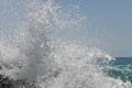 Waves of the sea. Falasarna beach, Crete, Greege Royalty Free Stock Photo