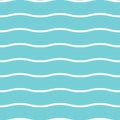 Waves seamless pattern vector illustration