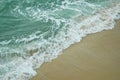 Waves and shore. Royalty Free Stock Photo