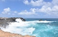 Waves Slamming Against the Rocks Near Andicuri Beach