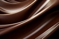 waves of soft melted chocolate as a background. Royalty Free Stock Photo