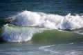 Waves splashing near the the shore at Ocean Beach Bunbury Western Australia Royalty Free Stock Photo