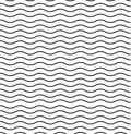 Waves textured vector pattern. Seamless design. Liner background vector illustration ocean. Wavy pattern
