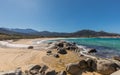 Algajola beach in Balagne region of Corsica Royalty Free Stock Photo