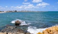 Waves Washing Over Marine Buoy Royalty Free Stock Photo