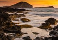 Waves Washing Over The Volcanic Shoreline of Makapu\'u Beach