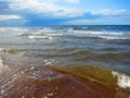 Waves washing onshore Southern Gulf of St. Lawrence