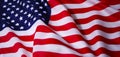 Waving American flag Royalty Free Stock Photo