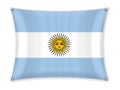 Waving Argentina flag Royalty Free Stock Photo