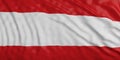 Waving Austrian flag texture background. 3d illustration