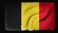 Waving Belgium Flag.