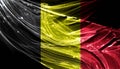 Waving Belgium Flag.