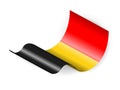 Waving Belgium flag