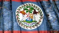 Flag of Belize Royalty Free Stock Photo