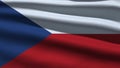 Waving Czech Republic flag design. Czech Republic independence day background template. Also Good template for Czech Republic Nati