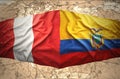 Ecuador and Peru Royalty Free Stock Photo