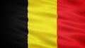 Waving Fabric Texture Of Belgium National Flag Background Royalty Free Stock Photo