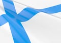 Waving Finnish flag