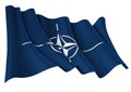 Waving Flag of NATO