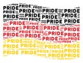 Waving German Flag Mosaic of Pride Text Items