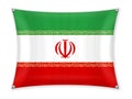 Waving Iran flag