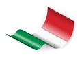 Waving Italy flag