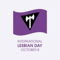 International Lesbian Day vector