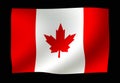 Waving national flag illustration | Canada