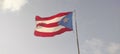 The waving Puerto Rican Flag Pride of Puerto Rico