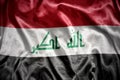 shining iraqi flag Royalty Free Stock Photo