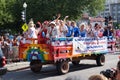 Waving to the Crowd at the Parade