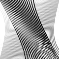 Waving, wavy lines pattern. Billowy, undulating tangle lines grid,mesh. Interlace undulating stripes. Squiggle, squiggly, wobbly Royalty Free Stock Photo