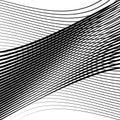 Waving, wavy lines pattern. Billowy, undulating tangle lines grid,mesh. Interlace undulating stripes. Squiggle, squiggly, wobbly Royalty Free Stock Photo