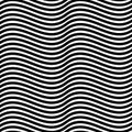 Waving, wavy vertical lines pattern / texture, Simple geometric element with billowy lines