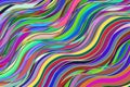 Wavy abstract lines vector background with colorful design Royalty Free Stock Photo