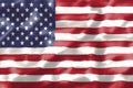 Wavy american flag Royalty Free Stock Photo