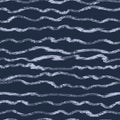 Wavy beach brush stroke endless wallpaper. Distorted wave seamless pattern. Backdrops with sea, rivers or water texture. Grunge Royalty Free Stock Photo