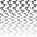 Wavy, billowy zigzag lines.