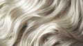 The Wavy Blonde Hair.AI generated image Royalty Free Stock Photo