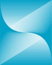 Wavy blue vector background