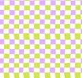 Wavy Checkered Seamless Pattern, Retro Hand Drawn Grid Texture. Funky Contemporary Checker Board Groovy Style. Vector Royalty Free Stock Photo